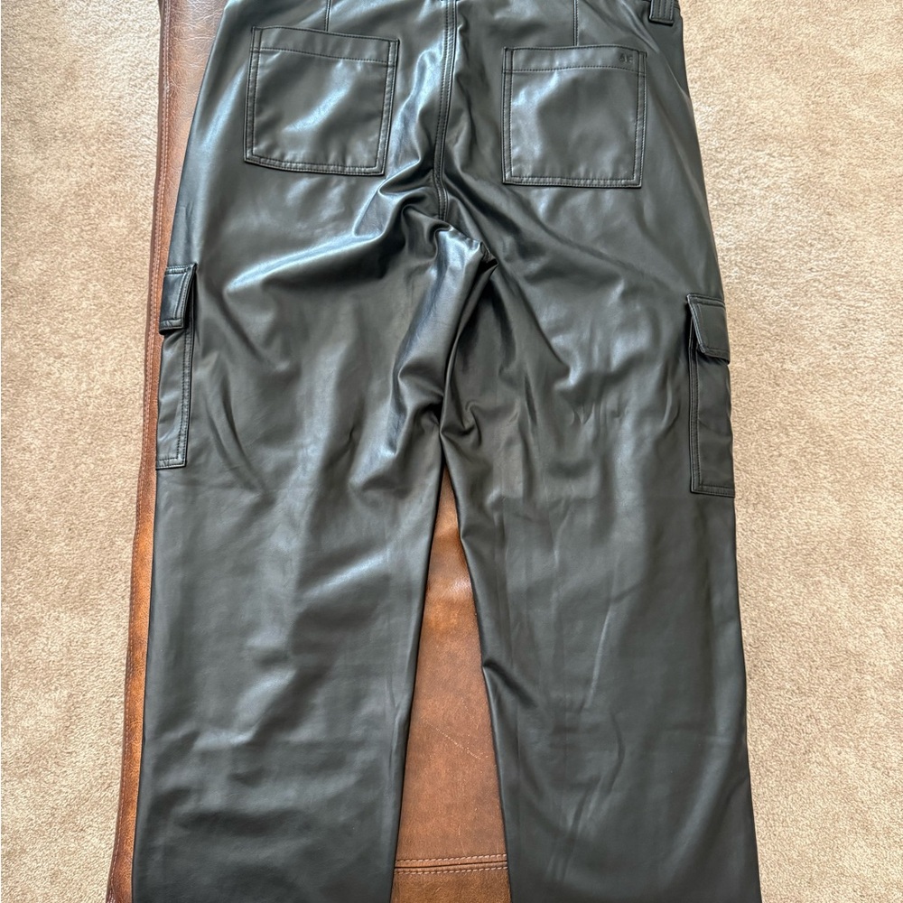 American Eagle Leather Cargo Pants - image 3